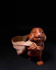 Easter Bunny Pulling The Bag 1 400x300