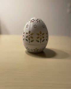 Easter Carved Flower Egg 1 400x300